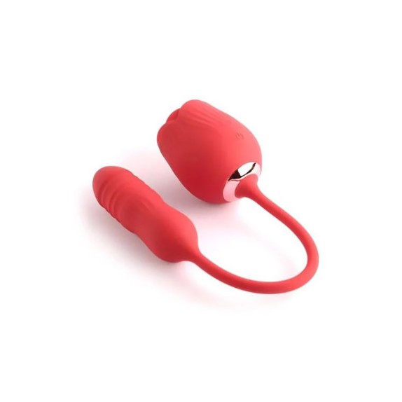SUCCHIA CLITORIDE PIU DILDO PICCOLO CHE VA SU E GIU