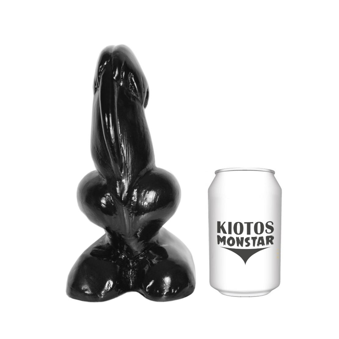 DILDO NERO MORBIDO SEX TOY BRONTO CM. 21