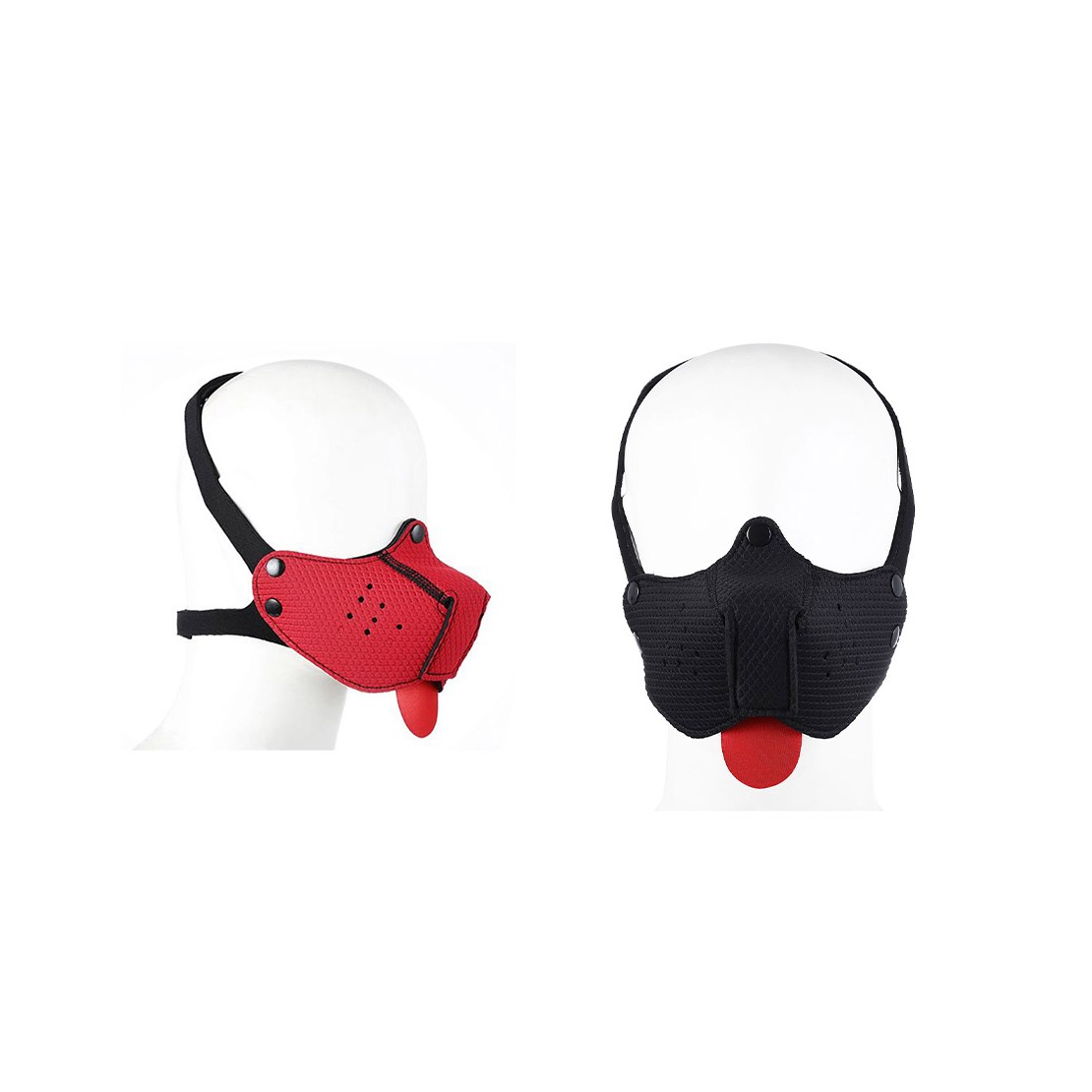 MUSERUOLA DA CANE SGANCIABILE IN NEOPRENE BDSM