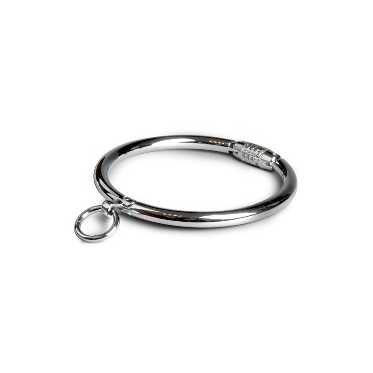 COLLARE UNISEX IN ACCIAIO SEX TOY CON COMBINAZIONE