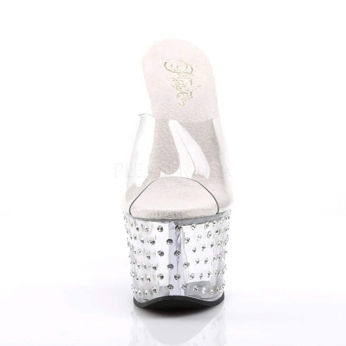 SANDALI TACCO 17.5 CM CON STRASS