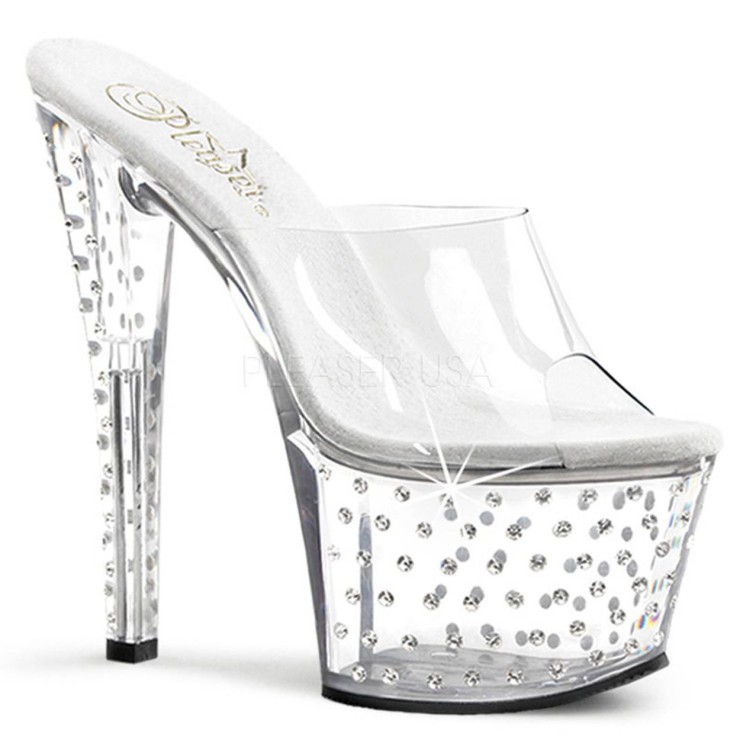 SANDALI TACCO 17.5 CM CON STRASS