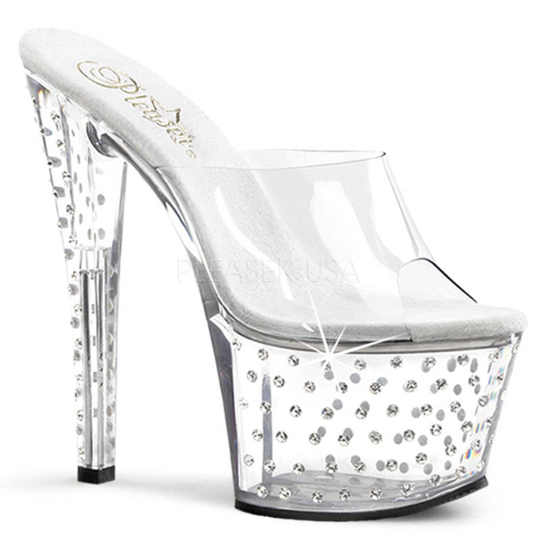SANDALI TACCO 17.5 CM CON STRASS