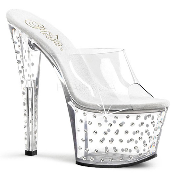 SANDALI TACCO 17.5 CM CON STRASS