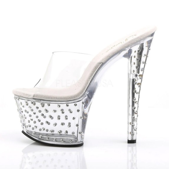 SANDALI TACCO 17.5 CM CON STRASS