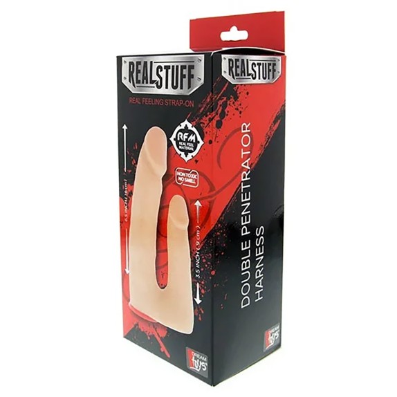 STRAP-ON DOPPIO PER DONNA SEX TOY REALISTICO
