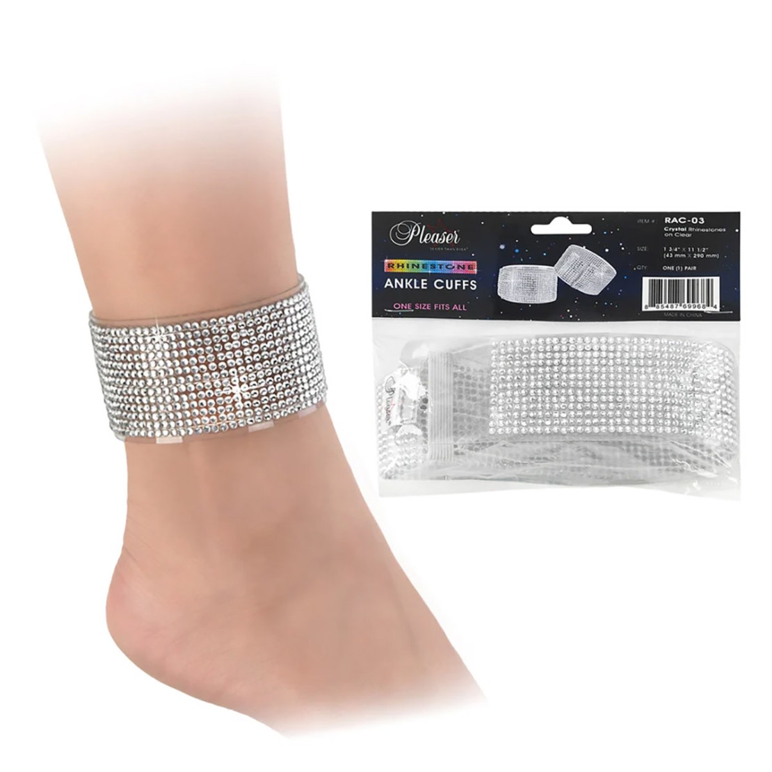 CAVIGLIERE TRASPARENTI SEXY CON STRASS...