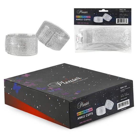 CAVIGLIERE TRASPARENTI SEXY CON STRASS ACCESSORIO SCARPE PLEASER