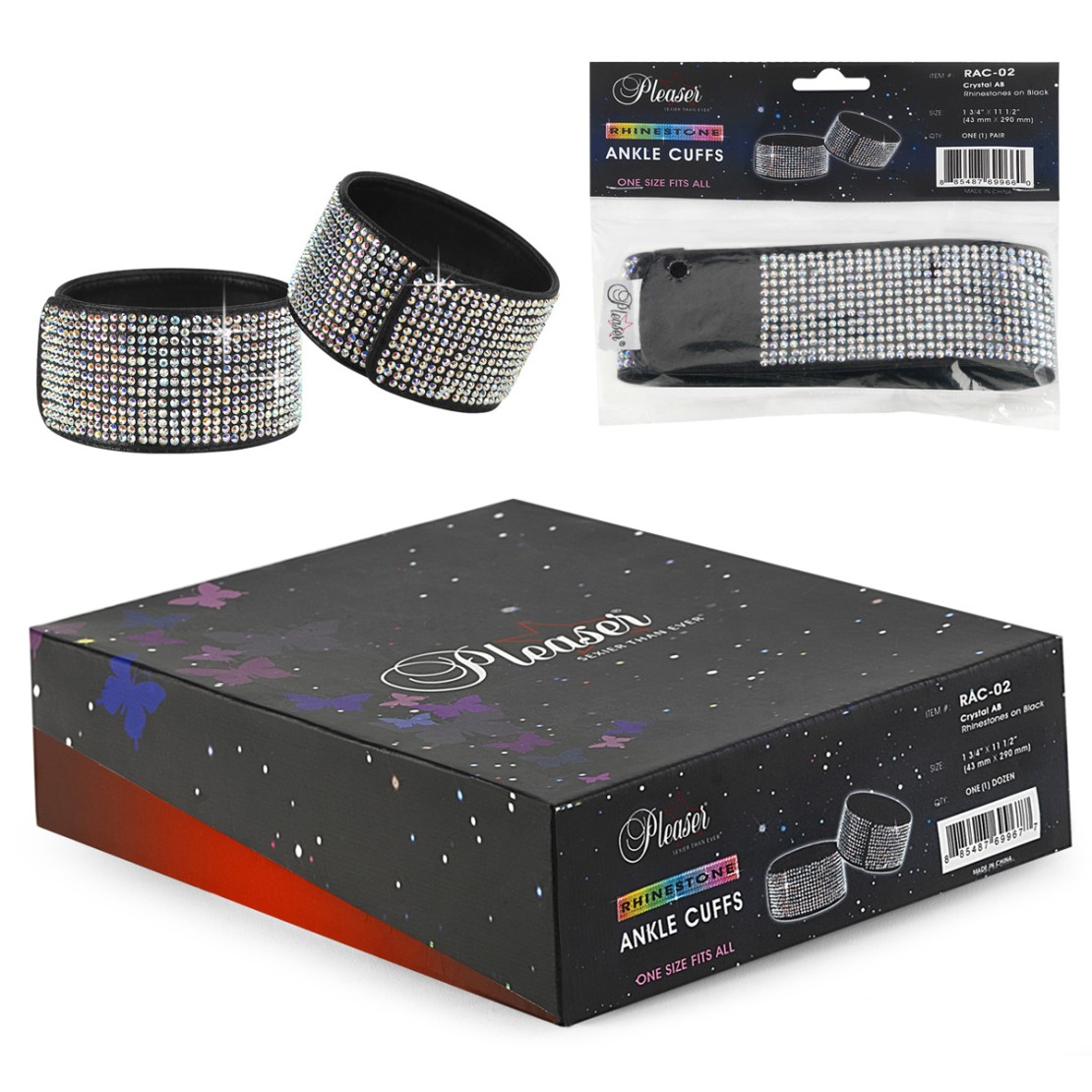 CAVIGLIERE SEXY CON STRASS TAGLIA UNICA...
