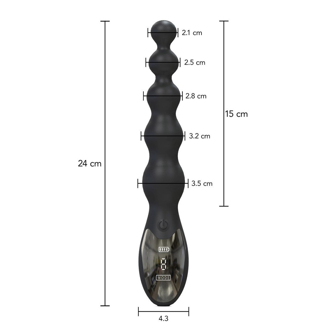PALLINE ANALI VIBRANTI SEX TOY IN SILICONE USB...