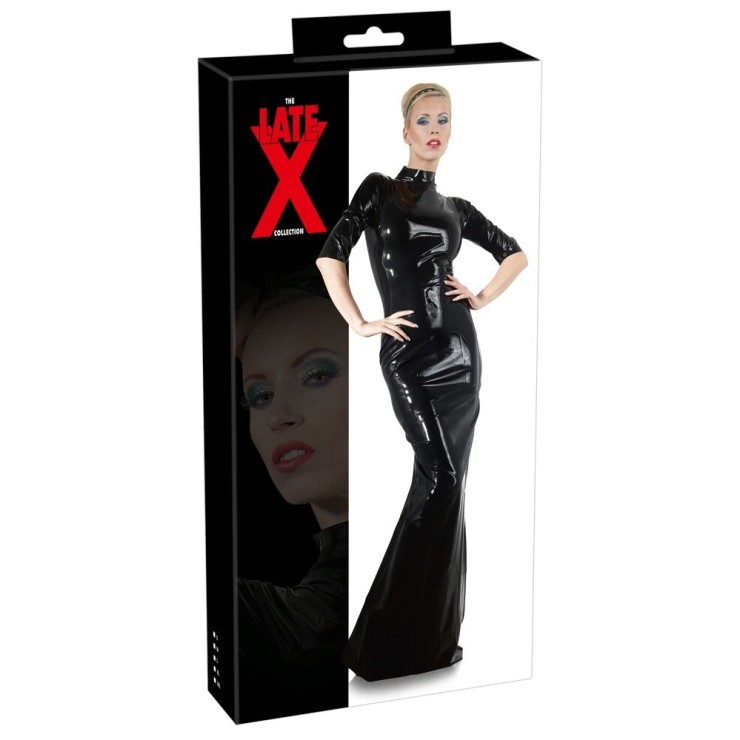 ABITO LUNGO IN LATEX