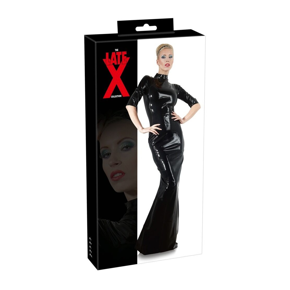 ABITO LUNGO IN LATEX