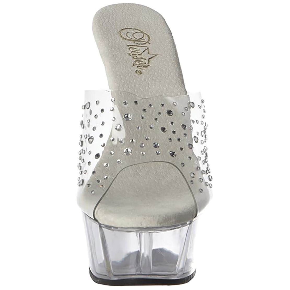 SANDALO CON STRASS TACCO 15 CM