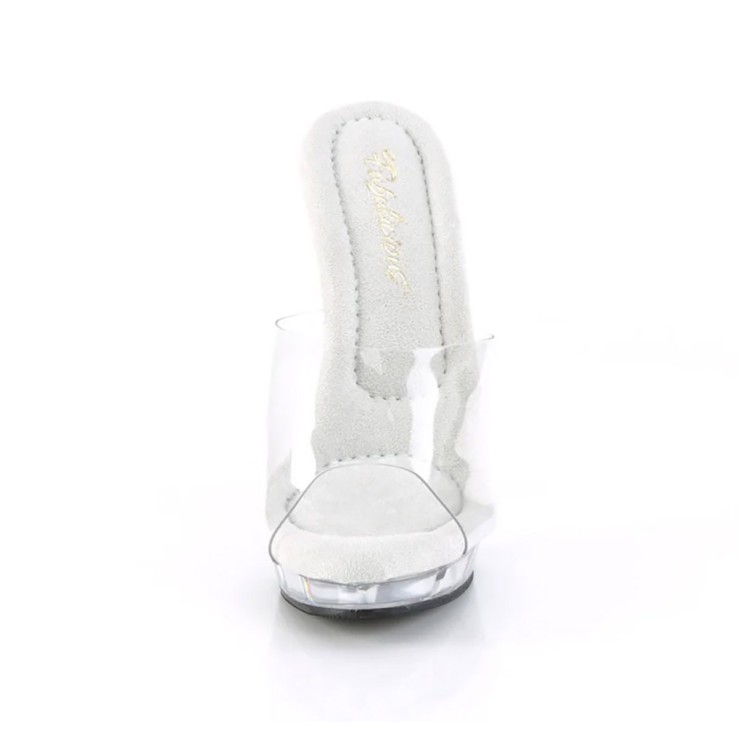 SANDALO TRASPARENTE TACCO 13 CM 2