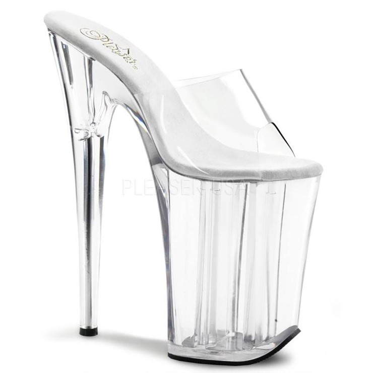SCARPE TACCO 22 CM TRASPARENTI INF901/C/M