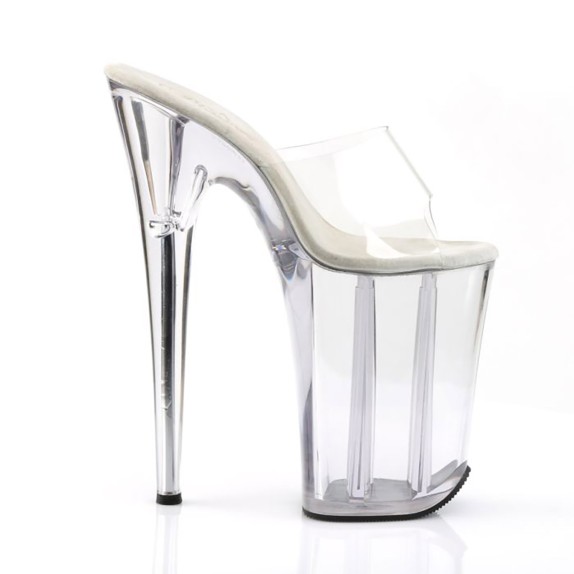 SCARPE TACCO 22 CM TRASPARENTI INF901/C/M