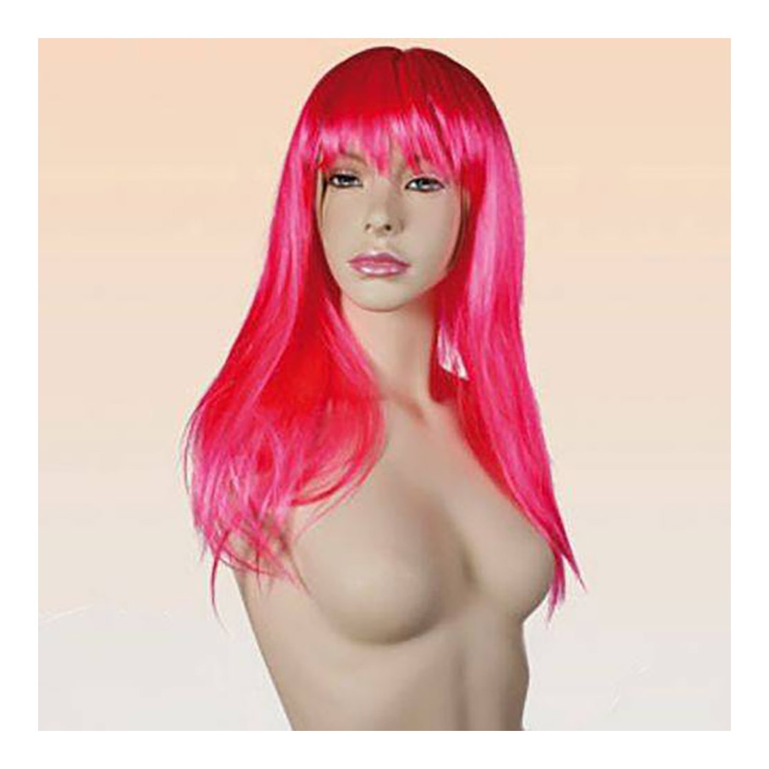 PARRUCCA SEXY LUNGA LISCIA CON FRANGIA