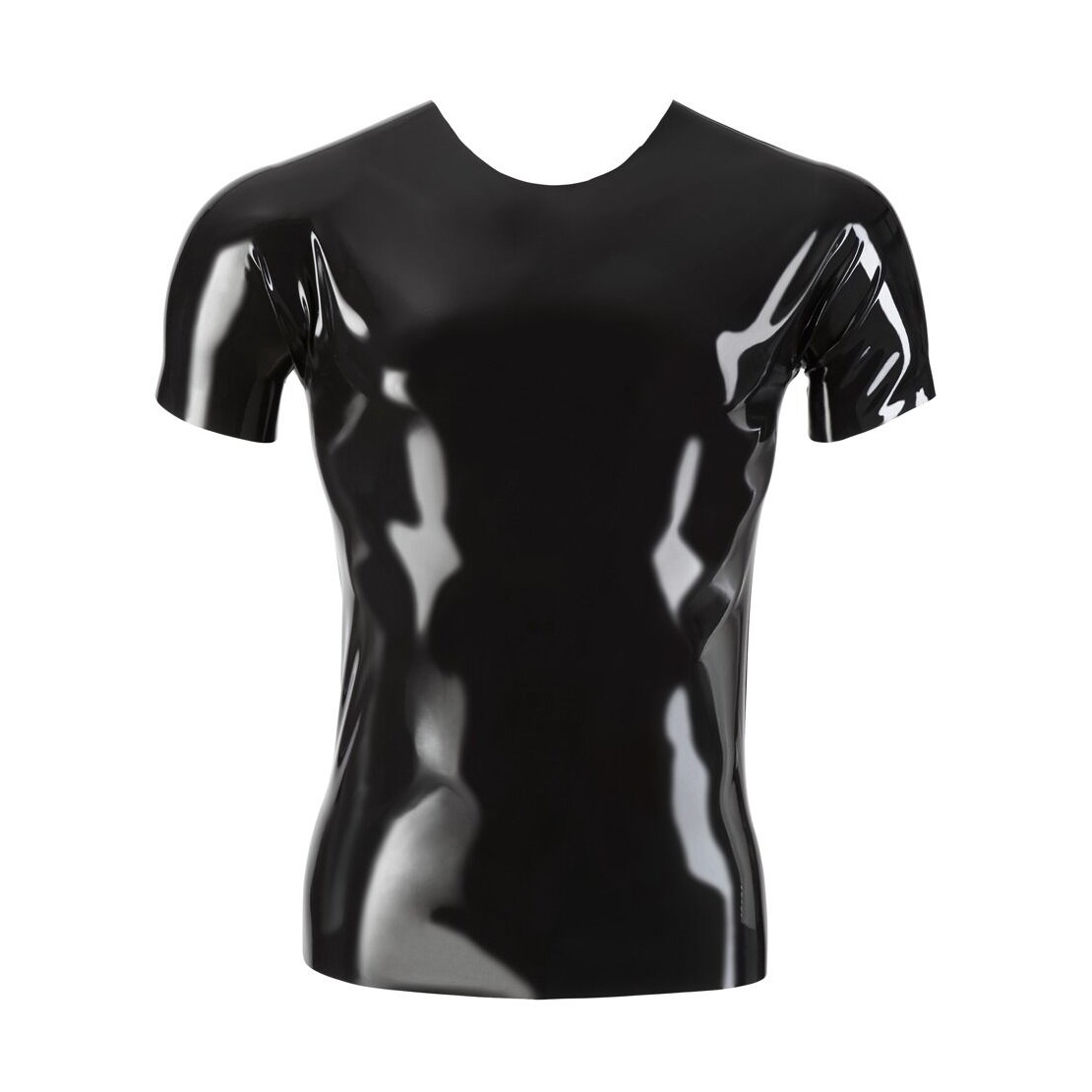LATEX SHIRT MAGLIETTA UOMO MANICHE CORTE