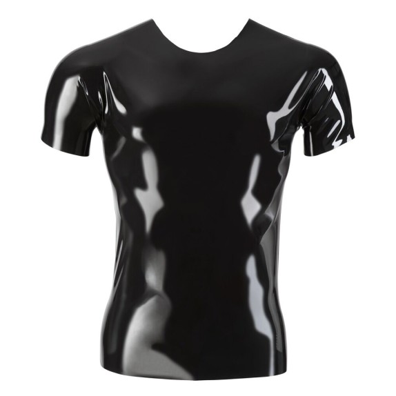 LATEX SHIRT MAGLIETTA UOMO MANICHE CORTE