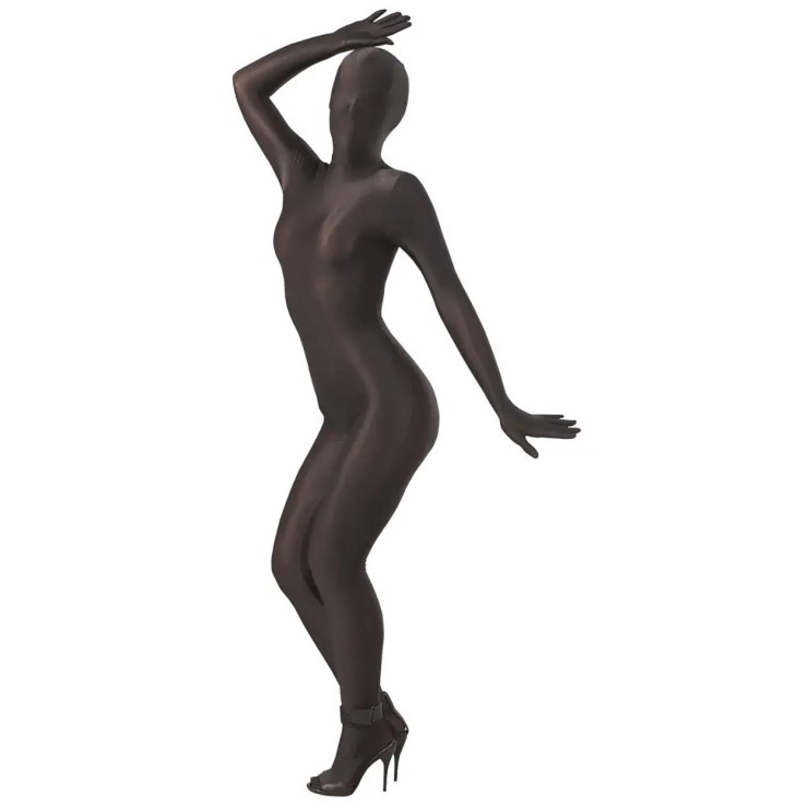 TUTA IN SPANDEX NERA UNISEX PHANTOMANZUG 2