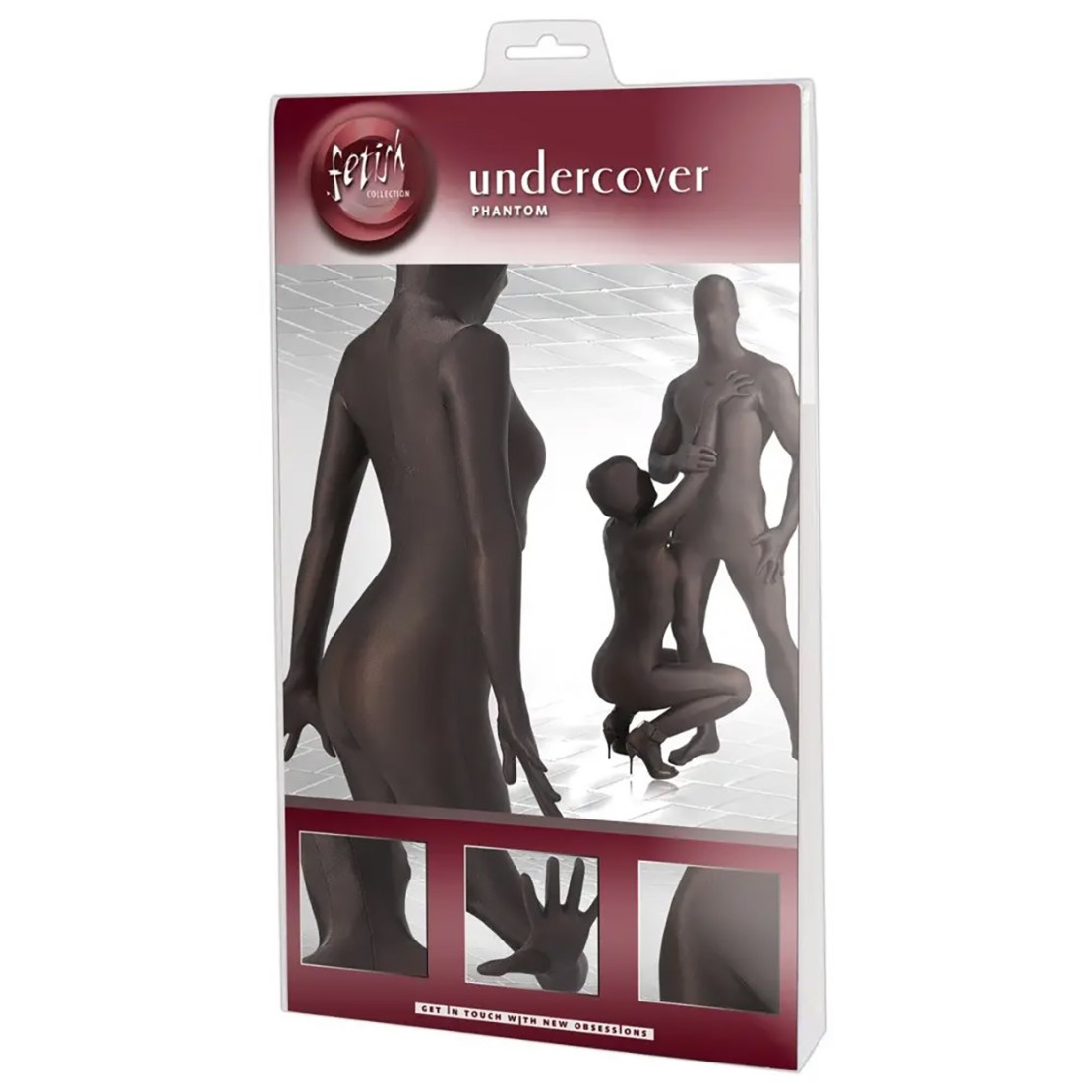 TUTA IN SPANDEX NERA UNISEX PHANTOMANZUG