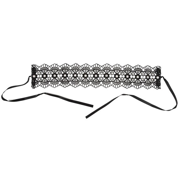 COLLARE SEXY IN PIZZO CON STRASS HALSBAND