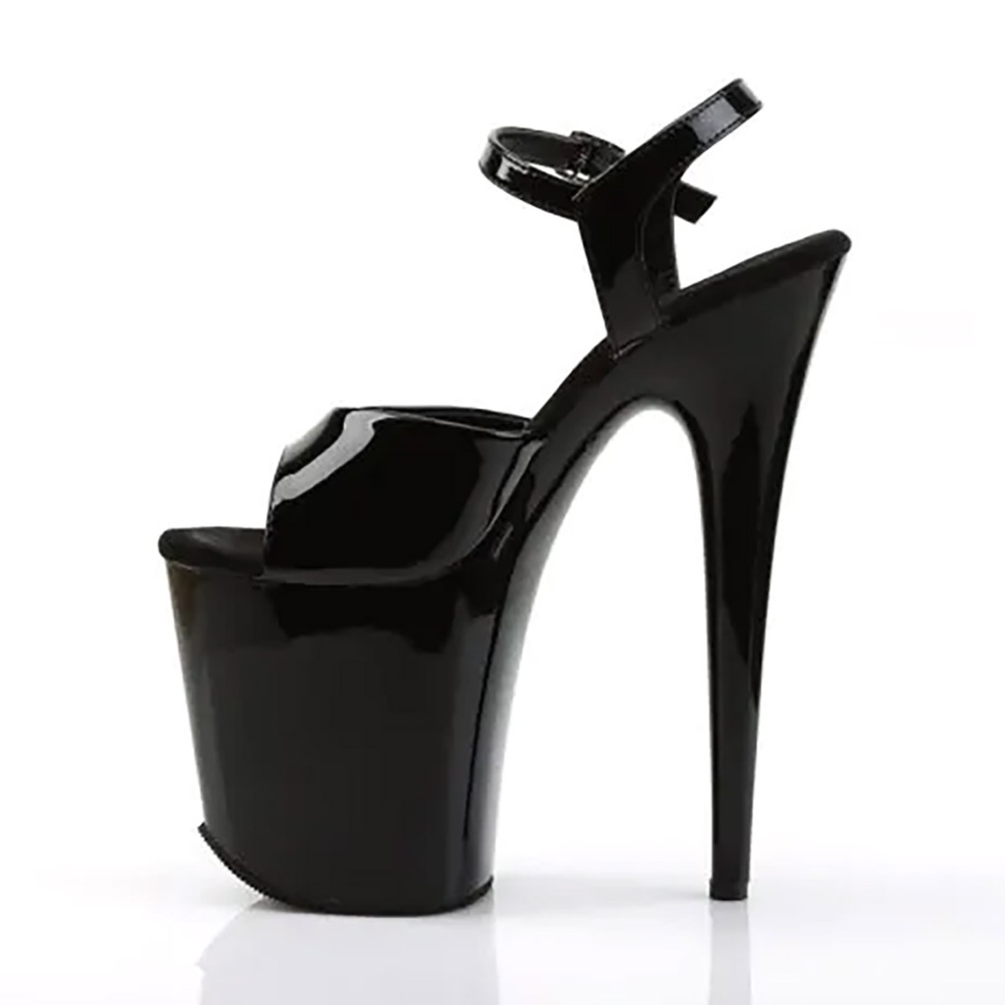 SANDALI SEXY TACCO 20 CM CON CINTURINO FLAM809/B/M