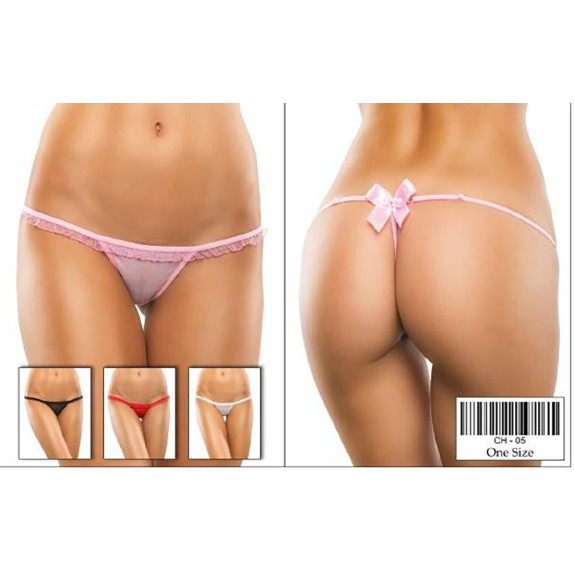 PERIZOMA SEXY CON FIOCCHETTO SUL RETRO