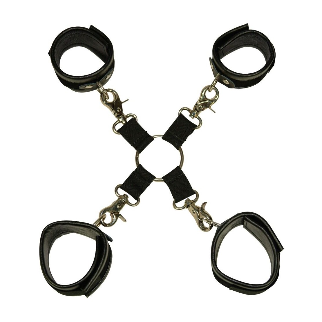 BONDAGE SET KIT MANETTE CON INCROCIO