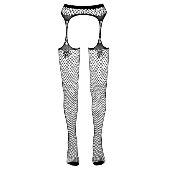 SEXY COLLANT A RETE APERTI CON REGGICALZE