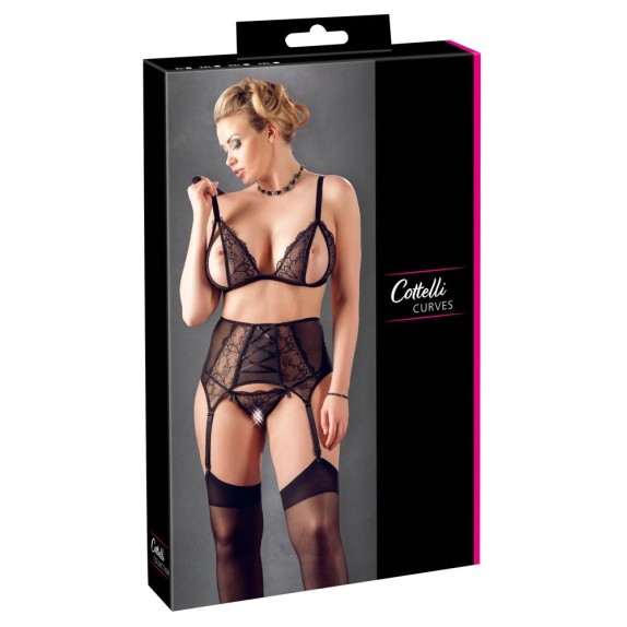 COMPLETO INTIMO APERTO SEXY TAGLIE FORTI