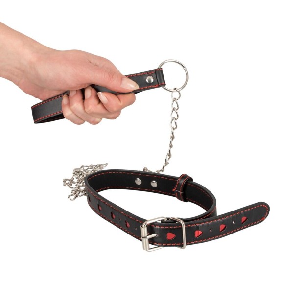 COLLARE CON GUINZAGLIO A CATENA GIOCHI COPPIA SEXY