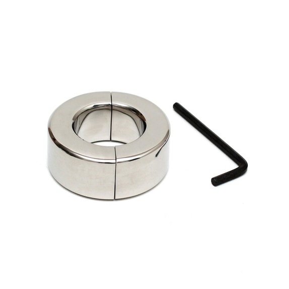 ANELLO PER DISTANZIARE I TESTICOLI DAL PENE STAINLESS STEEL BALL STRETCHER