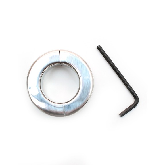 ANELLO PER DISTANZIARE I TESTICOLI DAL PENE STAINLESS STEEL BALL STRETCHER