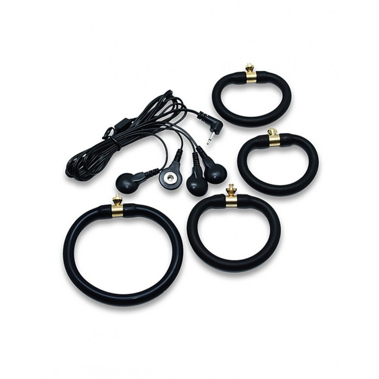 ANELLI IN SILICONE PER PENE SET ELETTROSTIMOLAZIONI