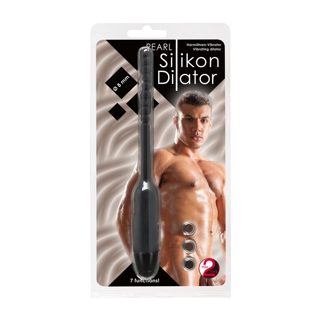 DIVARICATORE URETRALE VIBRANTE IN SILICONE