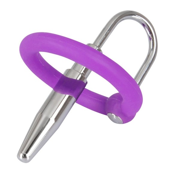 ANELLO PER GLANDE IN SILICONE CON SONDA URETRALE PENISPLUG