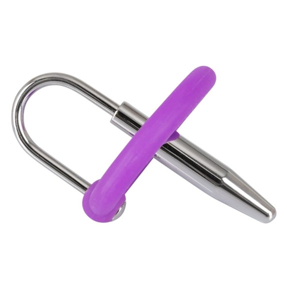 ANELLO PER GLANDE IN SILICONE CON SONDA URETRALE PENISPLUG