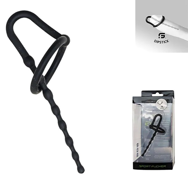 ANELLO PER GLANDE CON SONDA URETRALE  SEX TOY