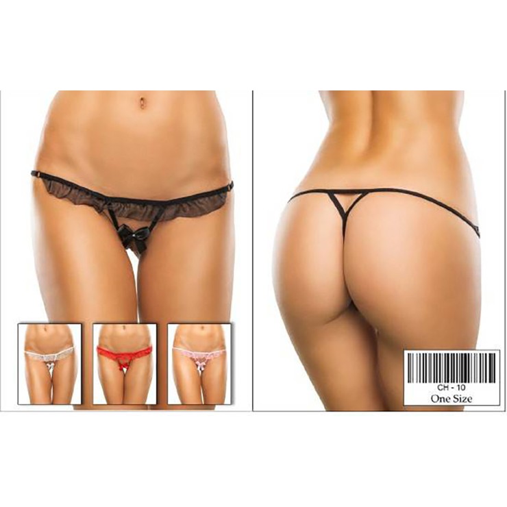 PERIZOMA APERTO SEXY CON FIOCCHETTO