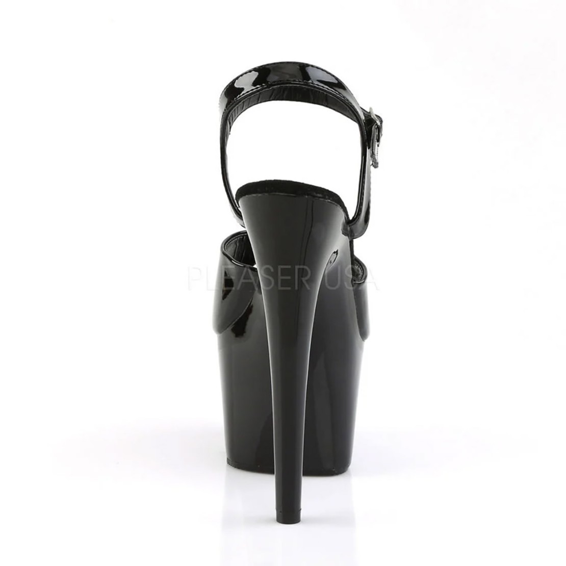 SCARPE TACCO ALTO 17-18 CM NERE LAP DANCE CON...