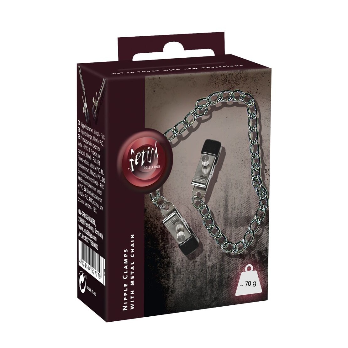 PINZE  PER CAPEZZOLI REGOLABLE X BREAST CHAIN...