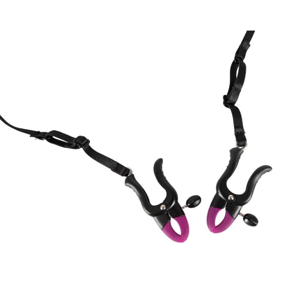 SEXY MUTANDINA APERTA CON PINZE PER LABBRA VAGINALI