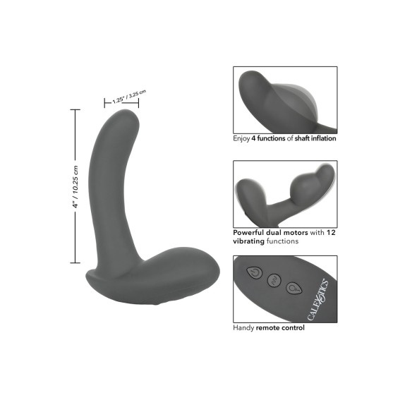 STIMOLATORE PROSTATA GONFIABILE E VIBRANTE CON TELECOMANDO ECLIPSE