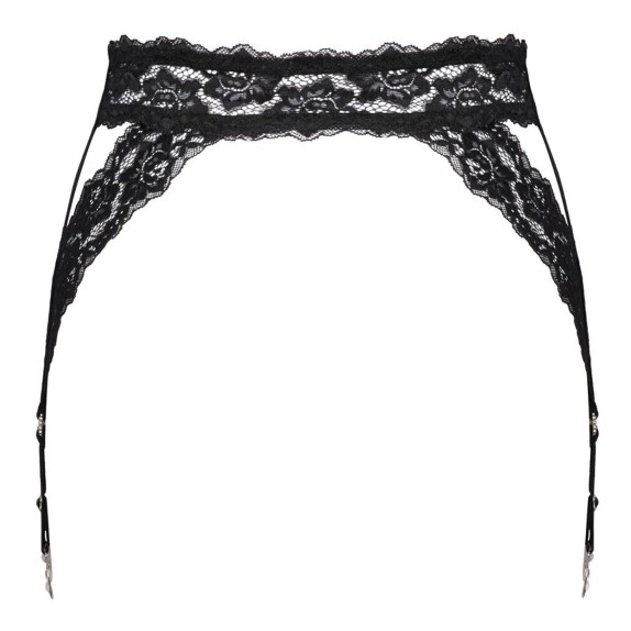 copy of REGGICALZE SEXY PER DONNA IN PIZZO NERO CON GIOIELLO A CUORE CON STRASS
