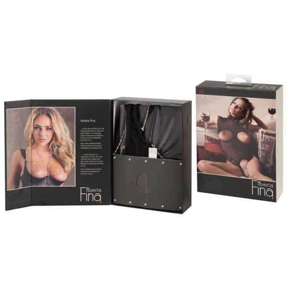 BODY APERTO PER DONNA CON BORDI IN PIZZO