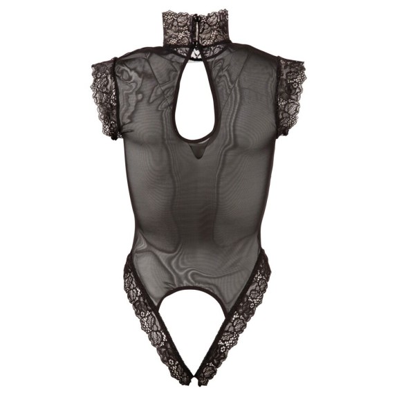 BODY APERTO PER DONNA CON BORDI IN PIZZO