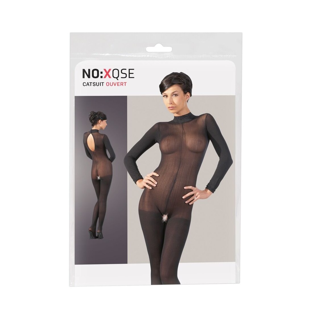 TUTA VELATA APERTA SEXY PER DONNA CON COLLO IN...