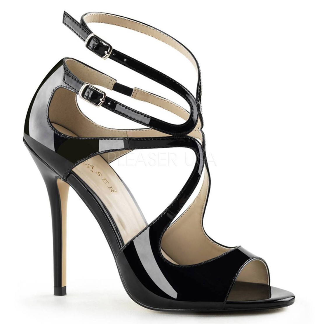 SEXY SANDALI CON CINTURINO TACCO 12 AMU15/B