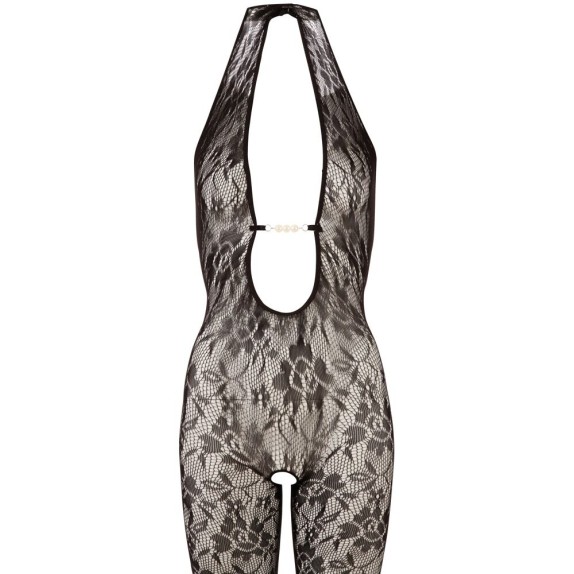 CATSUIT APERTA A RETE PERLA